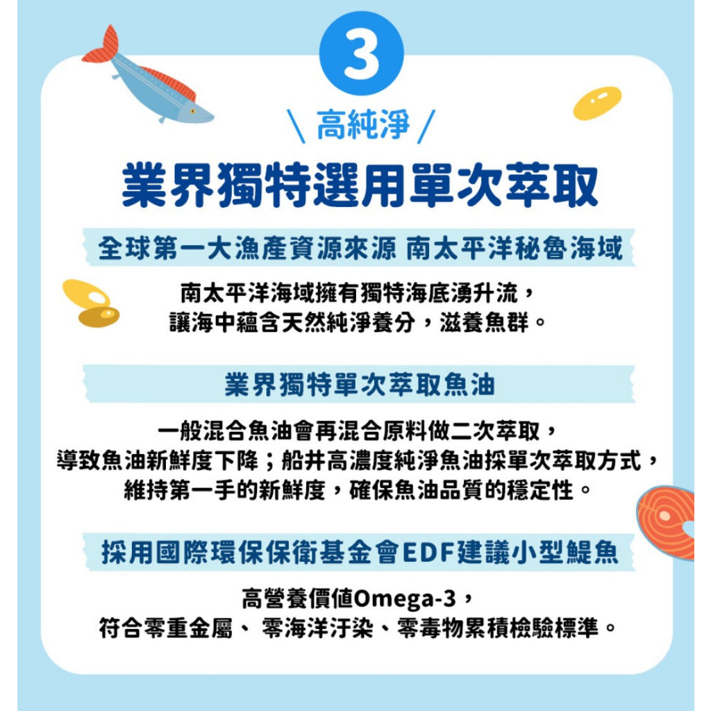 【船井生醫】DHA兒童純淨魚油 30顆/盒 0-12歲適用 無腥味 高濃度85%DHA 迷你軟膠囊 日本專利