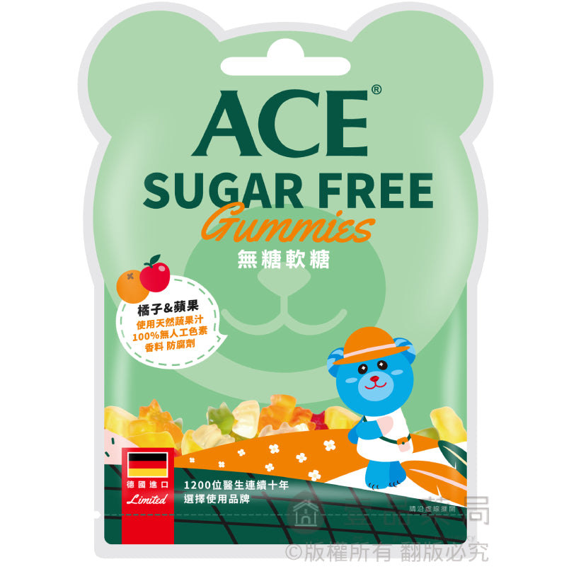 【ACE】機能Q軟糖 無糖Q/字母Q/水果Q/酸熊Q ACE軟糖 ACE無糖軟糖 SUPER KIDS軟糖 牙博士棒棒糖