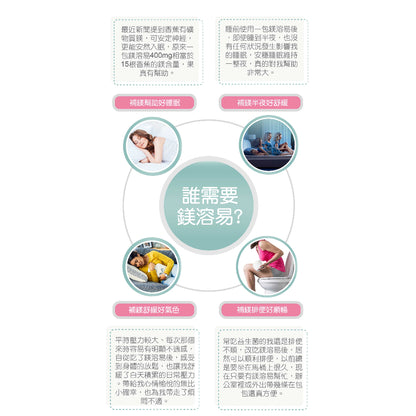 【HERMES愛美仕】鎂溶易400mg口腔崩散微粒 20入/盒 孕婦可食 全素可食 德國百年藥廠