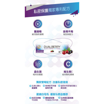 【HERMES愛美仕】私密呵護套組 淨舒逸甘露醣沖泡飲(12包)+雙莓益菌口含錠(30錠裝) 雙重保護再升級