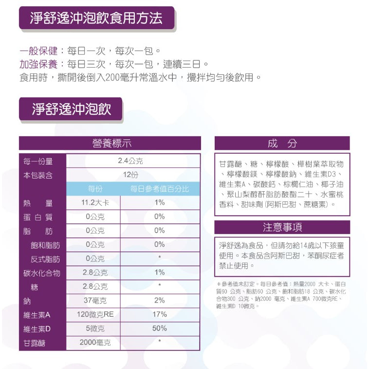【HERMES愛美仕】私密呵護套組 淨舒逸甘露醣沖泡飲(12包)+雙莓益菌口含錠(30錠裝) 雙重保護再升級
