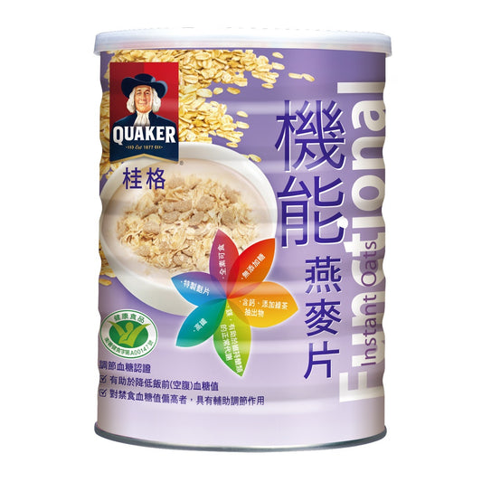 【桂格】機能燕麥片 330g/罐 全素可食 桂格燕麥片 早餐麥片 穀類麥片 機能麩片