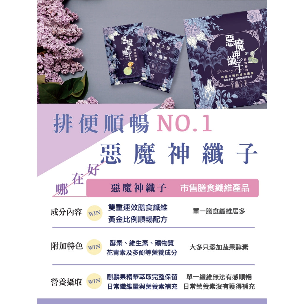 【荃贏全美】惡魔神纖子 天使神纖子 嗑寧油膠囊 荃贏全美神纖子 荃贏荃美 酵素 飽足感 排便順暢