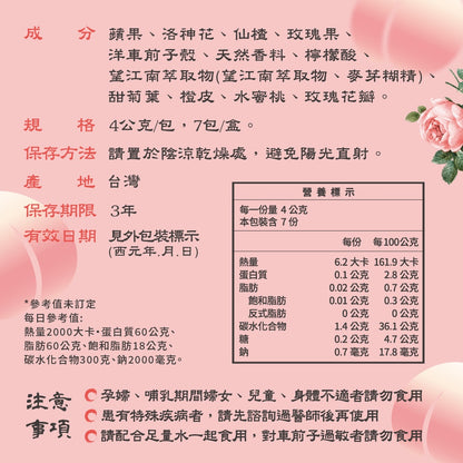 【家家生醫】七日孅 孅體茶包系列 官方授權經銷 玫瑰綠茶 桂花薄荷 玄米煎茶 白桃玫瑰 蜜桃紅茶 港式奶茶 七日纖7日孅