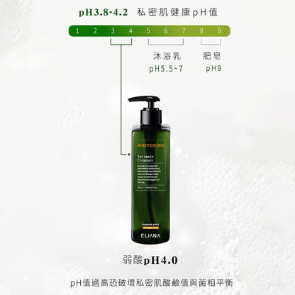 【ELIANA莉安娜】私密美白潔淨露 250ml/瓶 甜橙 繖花醇 熊果素 調理修復
