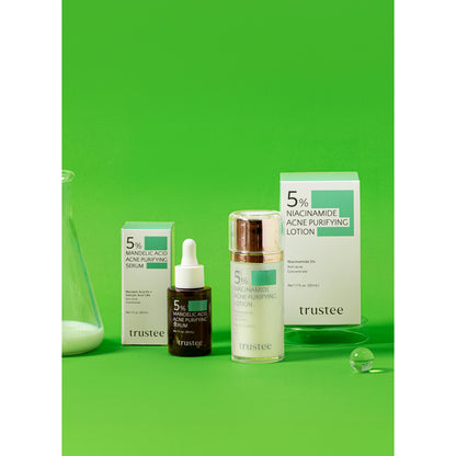 【trustee】5%菸鹼醯胺極淨抗痘解方精華乳 50ml/盒 淨化毛孔 舒緩肌膚乾燥 潤澤修護肌膚
