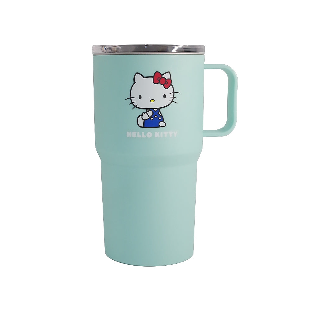 【贈品】Hello Kitty經典把手冰霸杯 丁香紫/薄荷綠 560ml 滿額贈品 數量有限 送完為止