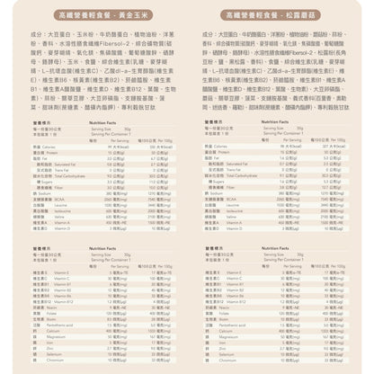 【Body Goals】高纖營養輕食餐 30g/包 五辛奶素 高蛋白低熱量 濃湯代餐 營養輕食 隨手包