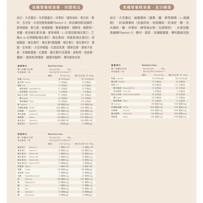 【Body Goals】高纖營養輕食餐 30g/包 五辛奶素 高蛋白低熱量 濃湯代餐 營養輕食 隨手包