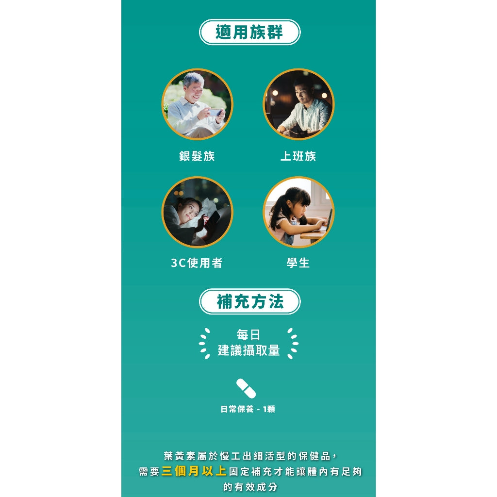 半年未進【健生活】攔洸葉黃素 45顆/盒 全素可食 游離型葉黃素 添加玻尿酸晶亮配方 山桑子萃取前花青素