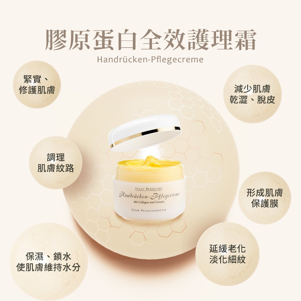 【Sanct Bernhard聖伯納德】膠原蛋白全效霜 125ml/罐 授權經銷 原廠公司貨 德國百年草本