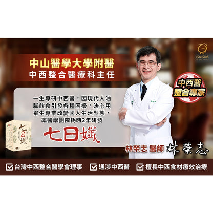 【家家生醫】七日孅 孅體茶包 原味 7包/盒 藤黃果 望江南 纖盈窈窕 天然草本漢方