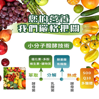 【大漢酵素】V52蔬果維他植物發酵液 600ml/瓶 低鉀 低鈉 多元營養 提升保護力 52種蔬果