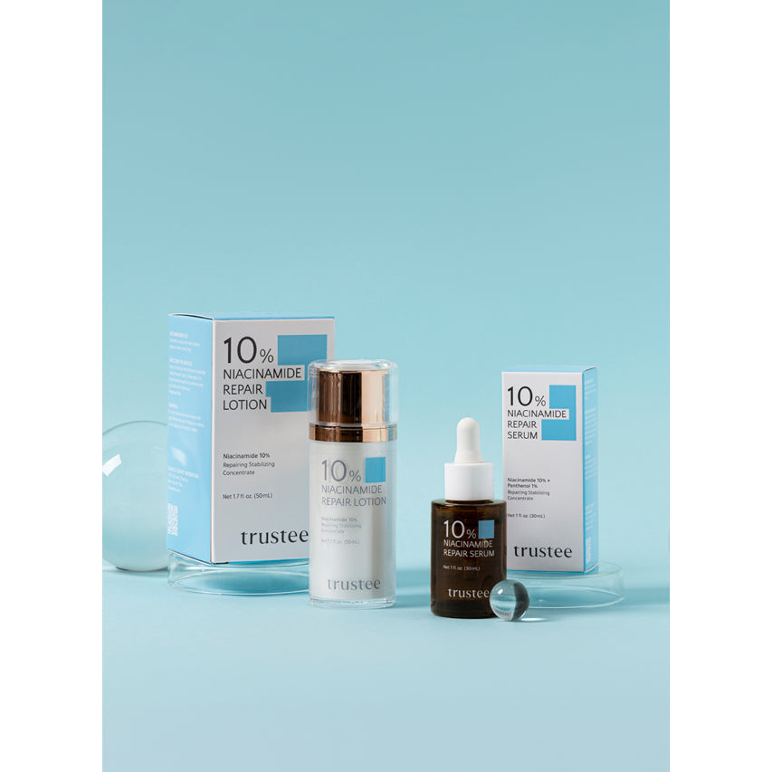 【trustee】10%菸鹼醯胺修護解方精華乳 50ml/盒 預防乾燥 滋潤舒緩肌膚 維持肌膚彈性