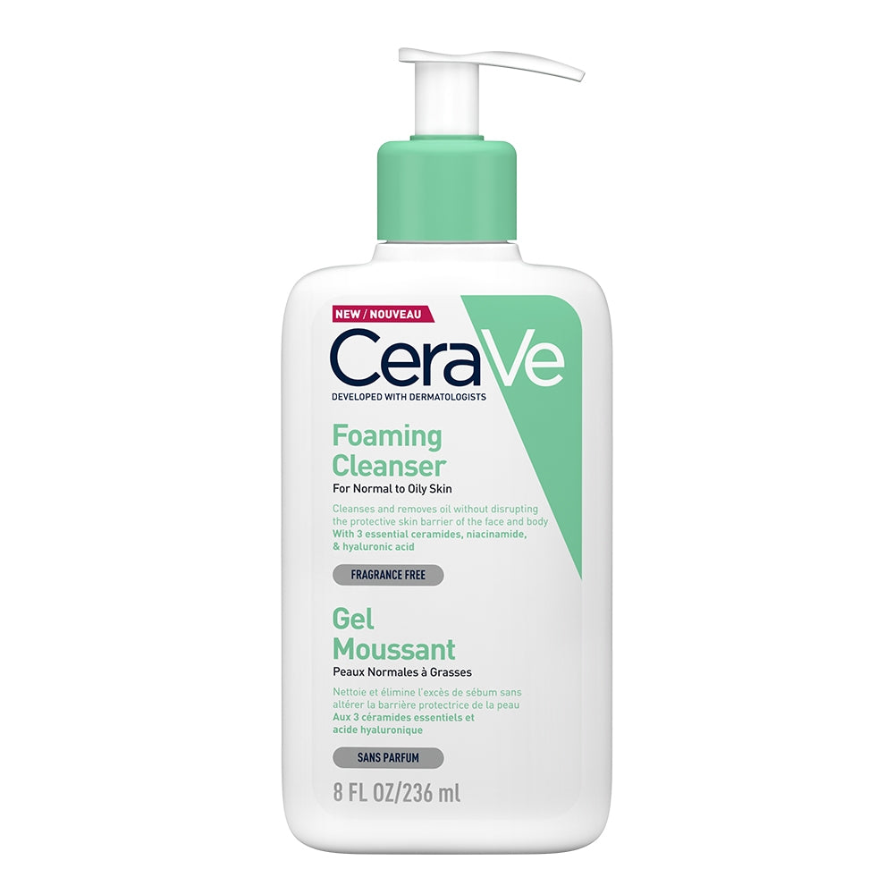 【CeraVe】適樂膚 溫和泡沫潔膚露 (臉部身體適用) 236ml/473ml 泡沫質地 沐浴乳 沐浴露