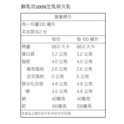 【鮮乳坊】保久乳 調味乳 原味 巧克力 箱購