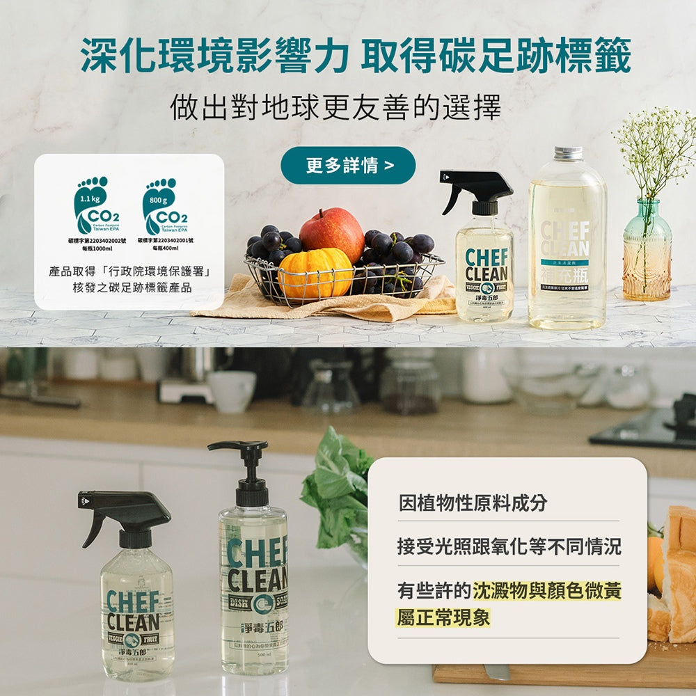 【淨毒五郎】蔬果清潔劑400ml/瓶 食品級 清潔奶瓶