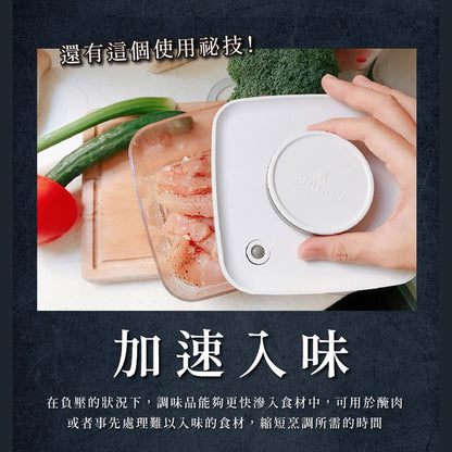 【ANKOMN】旋轉氣密保鮮盒 旋轉真空保鮮盒 透明/透黑 專利旋鈕密封 抗潮抗氧化 檢驗合格 台灣製造