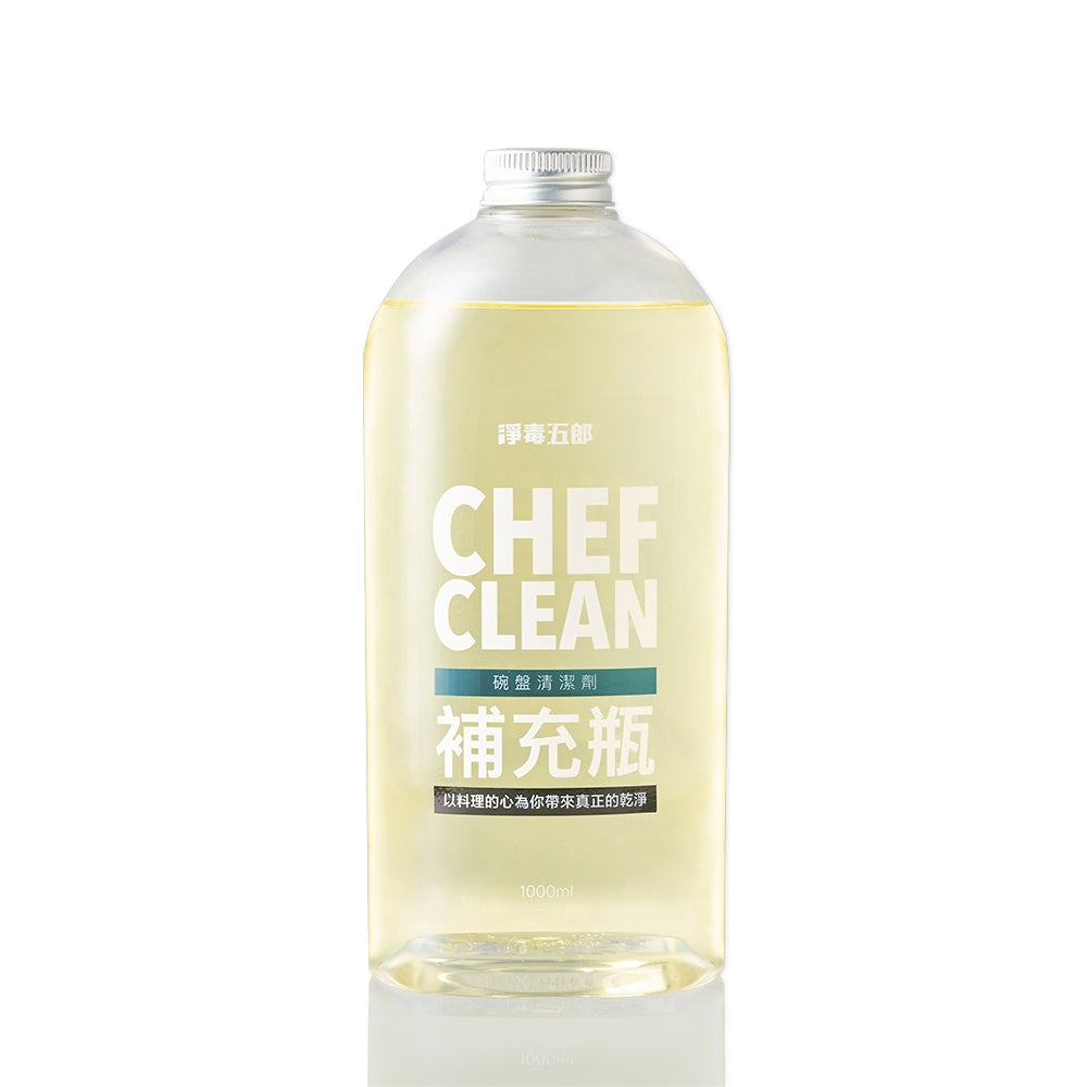 【淨毒五郎】碗盤清潔劑 無香/柚香500ML 補充瓶1000ML