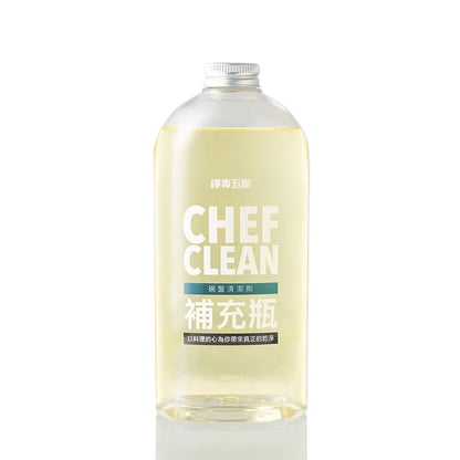 【淨毒五郎】碗盤清潔劑 無香/柚香500ML 補充瓶1000ML