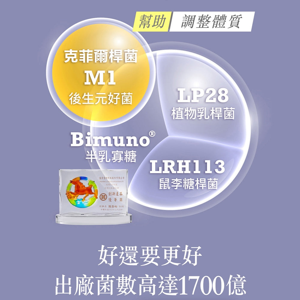 【豐傑生醫】712D益生菌-克菲爾PLUS 2gx30包/盒 調整體質 後生元