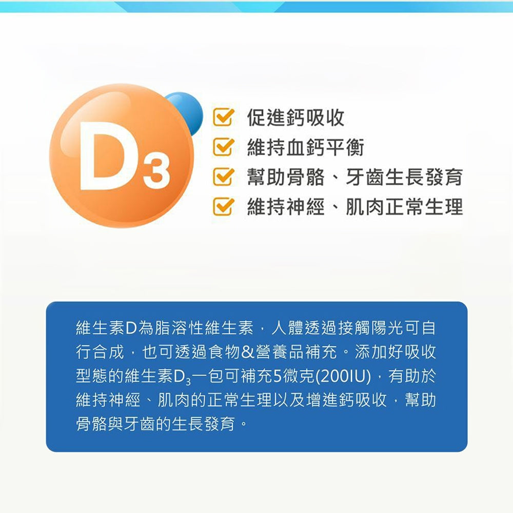 【HiQ中華海洋生技】麩醯胺酸+維生素D3粉包 30包/盒 病後補養 營養支援 維持消化道機能