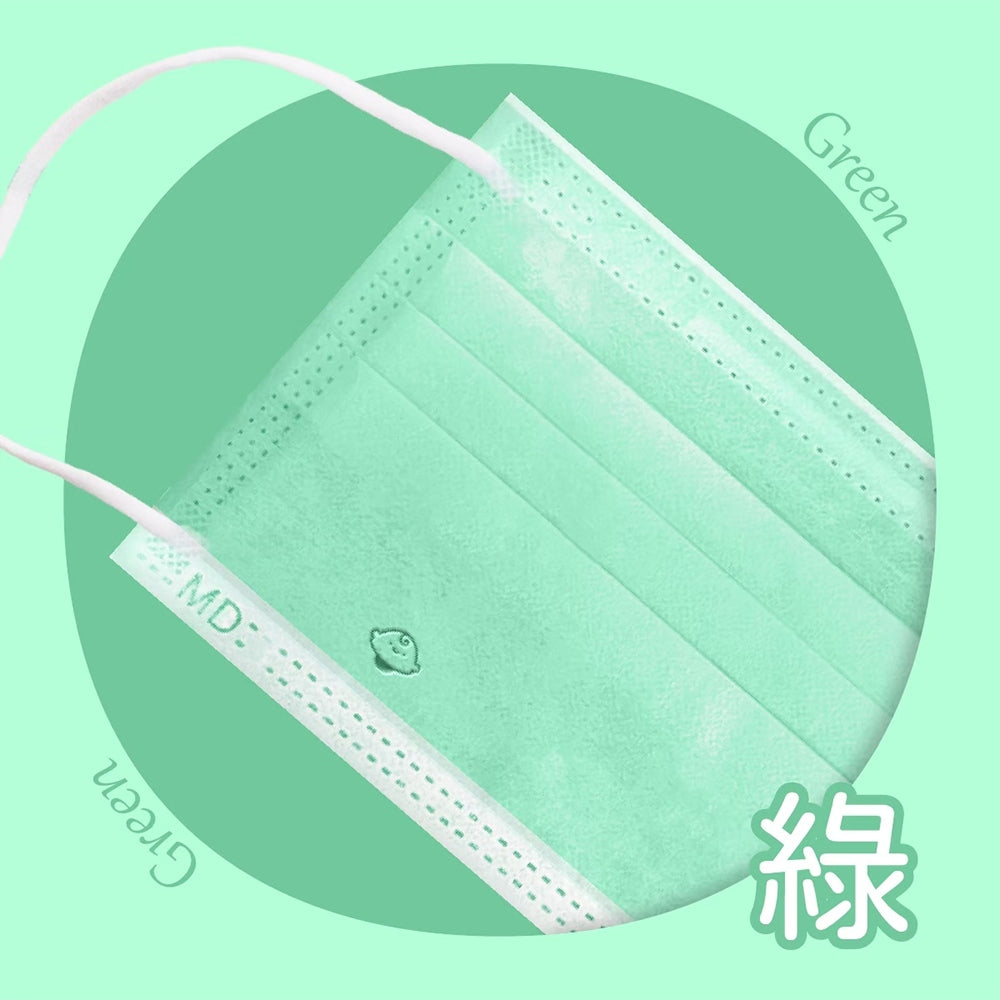 【銀貝貝】成人醫用平面口罩 50片/盒 MIT台灣製 12色任選 醫用口罩 成人口罩 雙鋼印