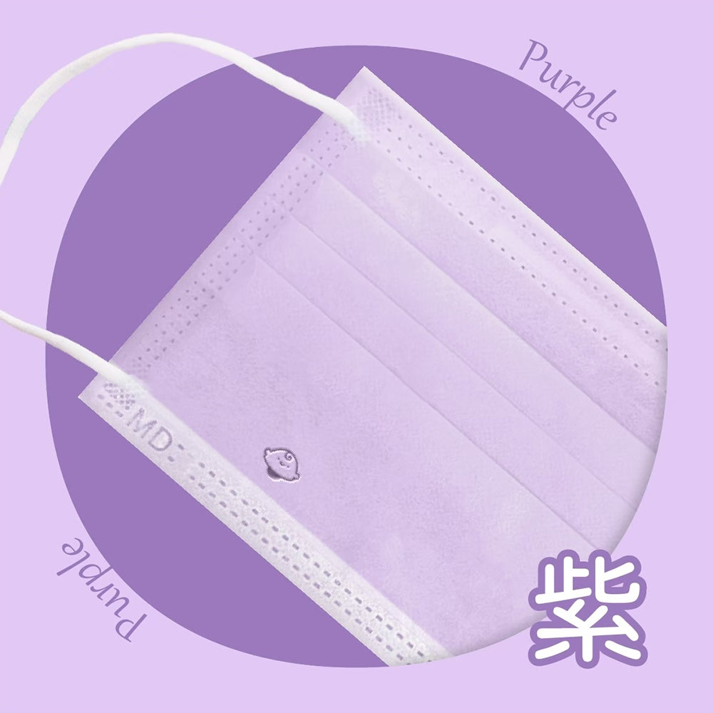 【銀貝貝】成人醫用平面口罩 50片/盒 MIT台灣製 12色任選 醫用口罩 成人口罩 雙鋼印
