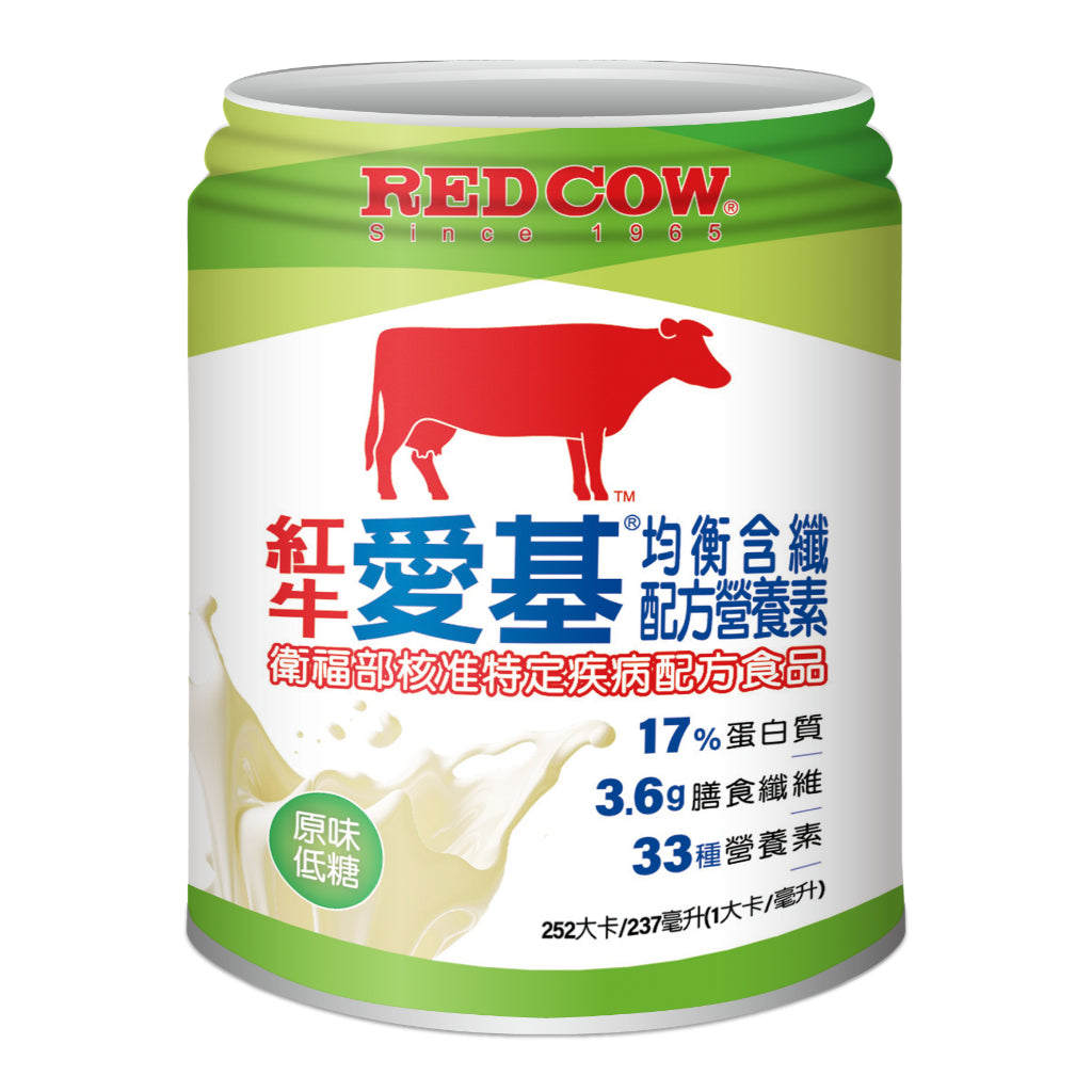 三箱組【紅牛】愛基 均衡含纖草莓蜂蜜腎臟病洗腎後含鉻配方均衡配方原味無糖熱帶水果