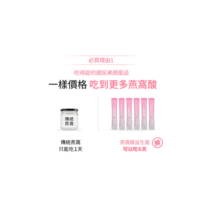 【好好生醫】燕窩酸益生菌 30包/盒 理科太太 葡萄籽萃取 原花青素 美顏透亮 養顏美容 好好生醫燕窩酸