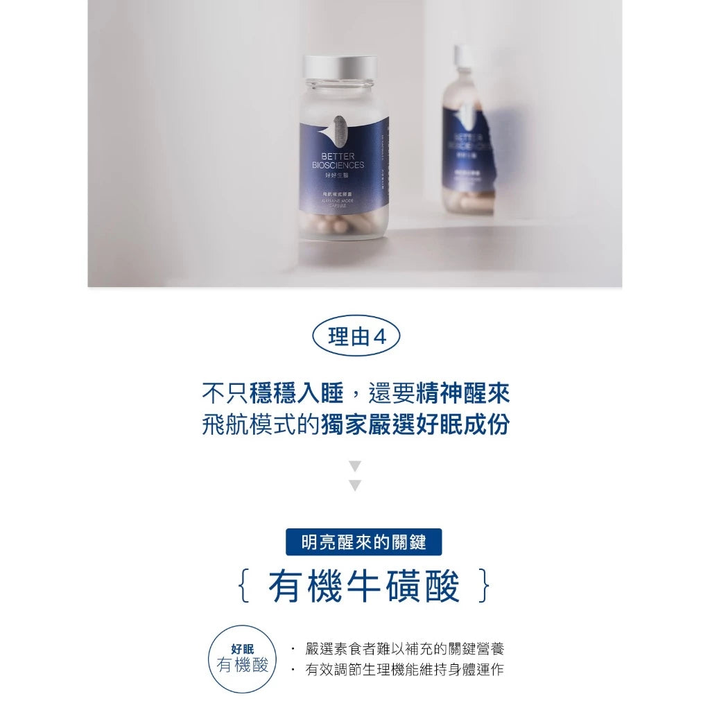 【好好生醫】飛航模式膠囊 60顆/盒 幫助入睡 理科太太 番紅花 助眠 好眠維生素 好好生醫飛航膠囊