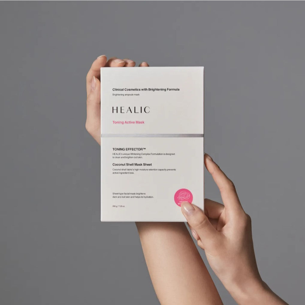 【HEALIC皙麗可】水潤亮白爽膚面膜 5片/盒 低敏無刺激 韓國製 成海恩代言 保濕面膜 美白面膜