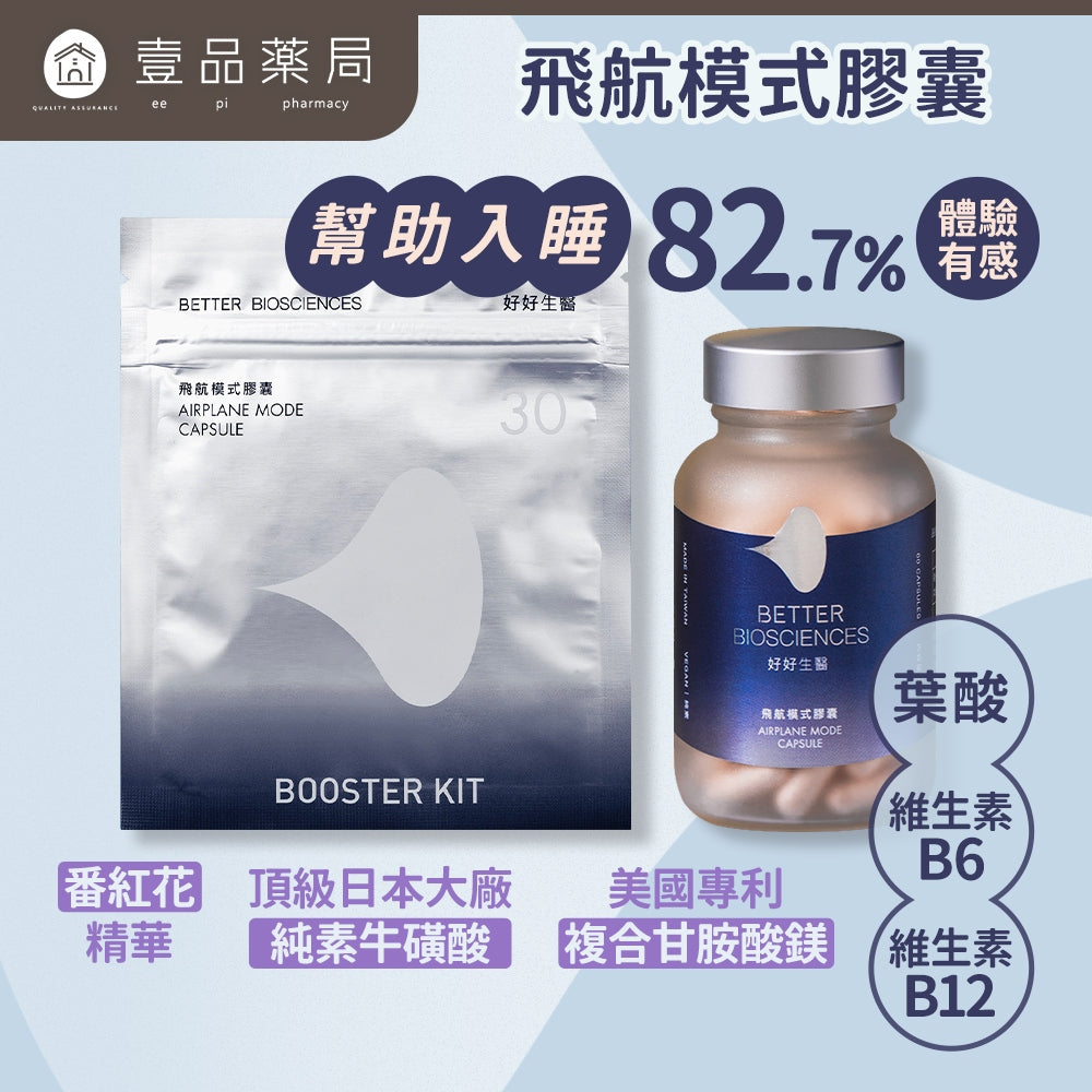 【好好生醫】飛航模式膠囊 60顆/盒 幫助入睡 理科太太 番紅花 助眠 好眠維生素 好好生醫飛航膠囊