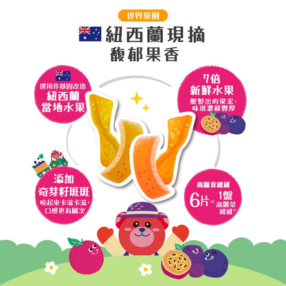 【ACE】斑斑水果條90g 2入組 草莓/百香果/黑醋栗 買一送一 添加奇亞籽 無添加 原廠公司貨