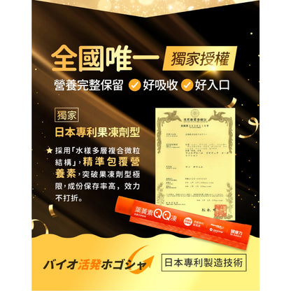 【健康力】葉黃素QQ凍(金盞花萃取物) 30包/盒 健康力QQ凍 健康力葉黃素凍 授權經銷 游離型葉黃素