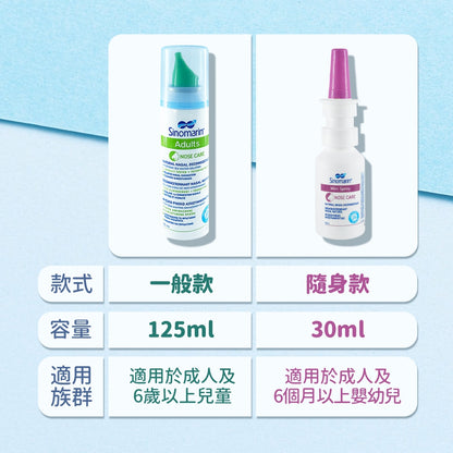 【希諾寧】海水洗鼻器 兒童成人均適用 法國專利配方 希諾寧洗鼻器 吉爾馬特 舒適清潔 濕潤