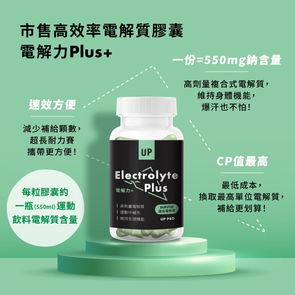 【UP 向上運動】電解力Plus+ 60顆/罐 運動愛好者 快速補給/運動補給/運動必備
