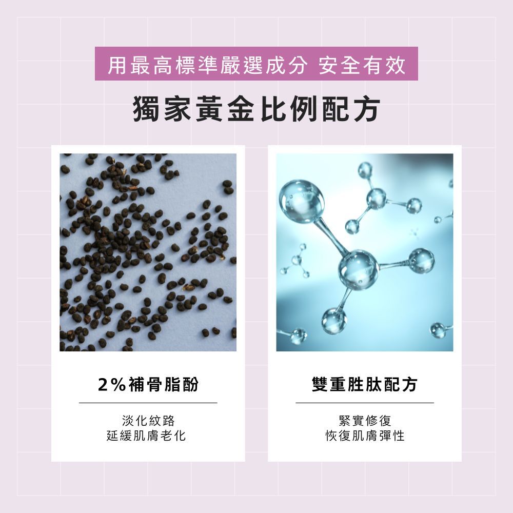 【BFFECT】撫紋瓶-2%補骨脂酚撫紋精華 30ml/盒
