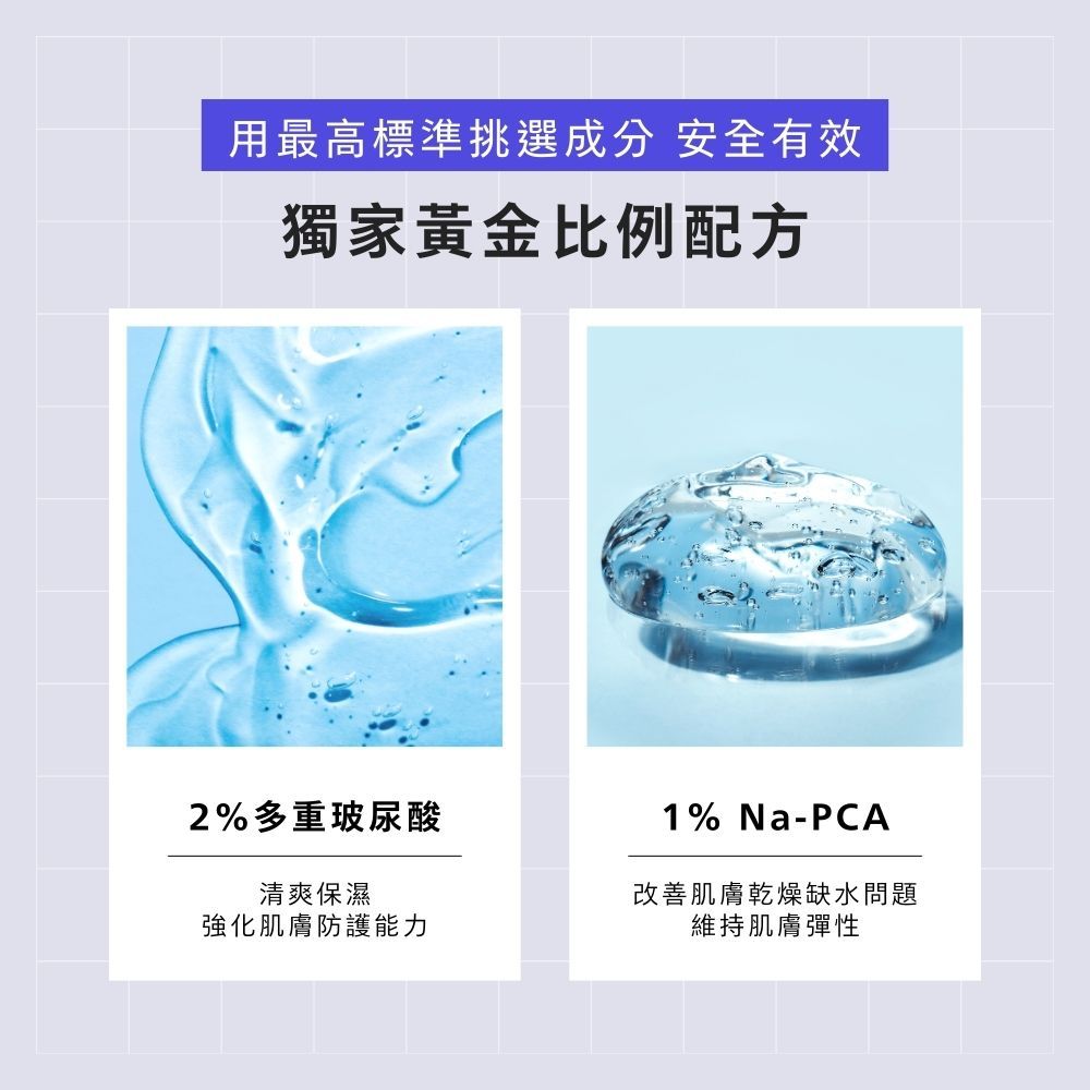 【BFFECT】水水瓶-2%多重玻尿酸+1%Na-PCA 30ml/盒