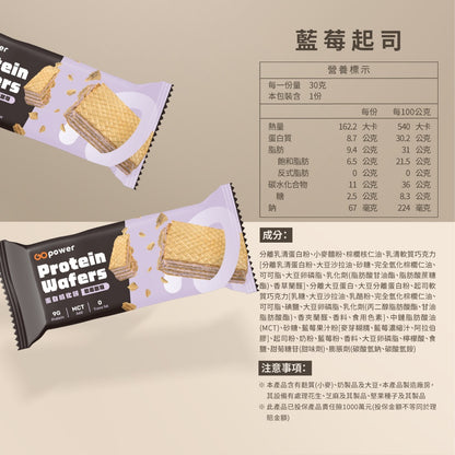 【果果能量】蛋白威化餅 30g/包 蛋白零食 蛋白零嘴 健身工廠聯名