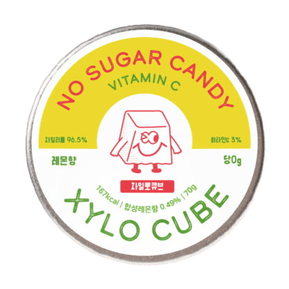 【XYLOCUBE】韓國 防蛀牙小方木糖醇70/盒 口腔保健 糖果 木醇糖果