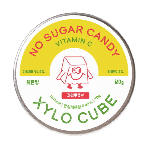 【XYLOCUBE】韓國 防蛀牙小方木糖醇70/盒 口腔保健 糖果 木醇糖果