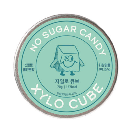 【XYLOCUBE】韓國 防蛀牙小方木糖醇70/盒 口腔保健 糖果 木醇糖果