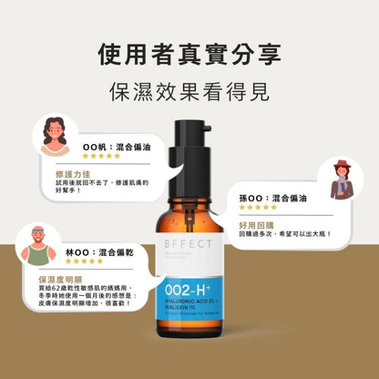 【BFFECT】爆水瓶-2%多重玻尿酸+1%寡糖胺基酸 30ml/盒