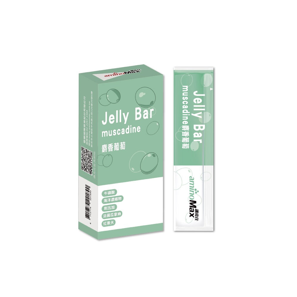 【aminoMax】邁克仕Jelly Bar能量晶凍 百香果風味 麝香葡萄風味 能量補給 運動補給
