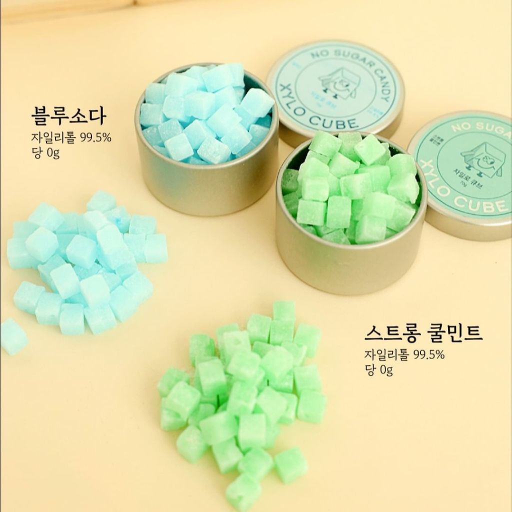 【XYLOCUBE】韓國 防蛀牙小方木糖醇70/盒 口腔保健 糖果 木醇糖果