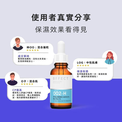 【BFFECT】水水瓶-2%多重玻尿酸+1%Na-PCA 30ml/盒