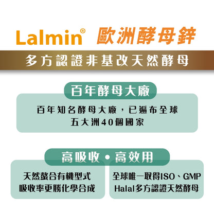 【MedBIO美百優】酵母B群+專利鋅膠囊 30粒/包 精神旺盛 補充體力