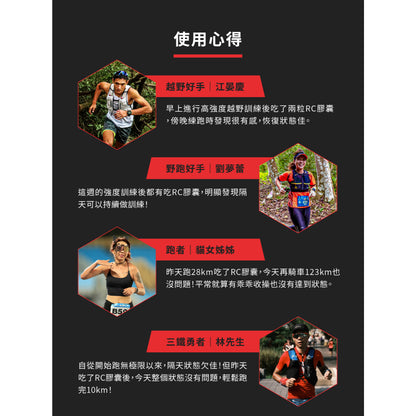 【UP 向上運動】RC膠囊 60顆/罐 運動補給/運動必備