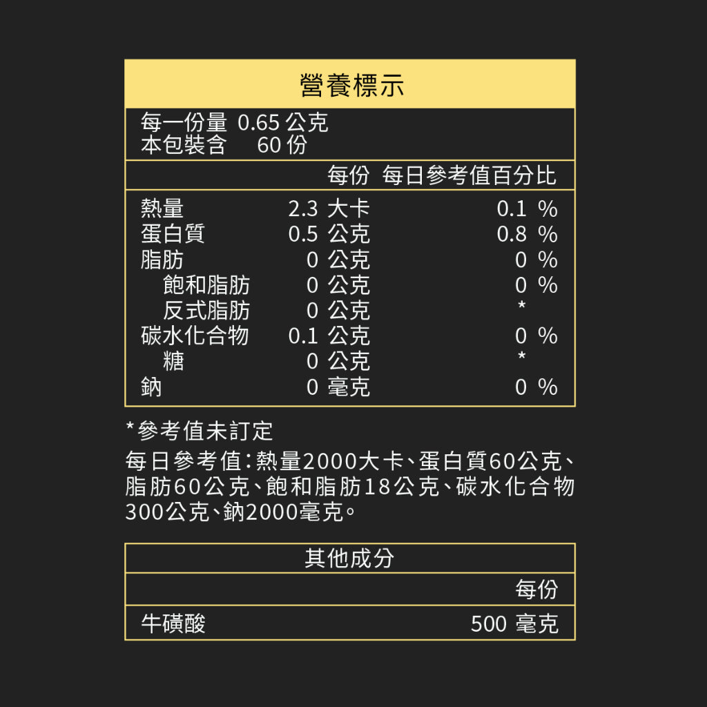 【UP 向上運動】牛磺酸膠囊 60顆/罐 長距離運動者 壓力工作者